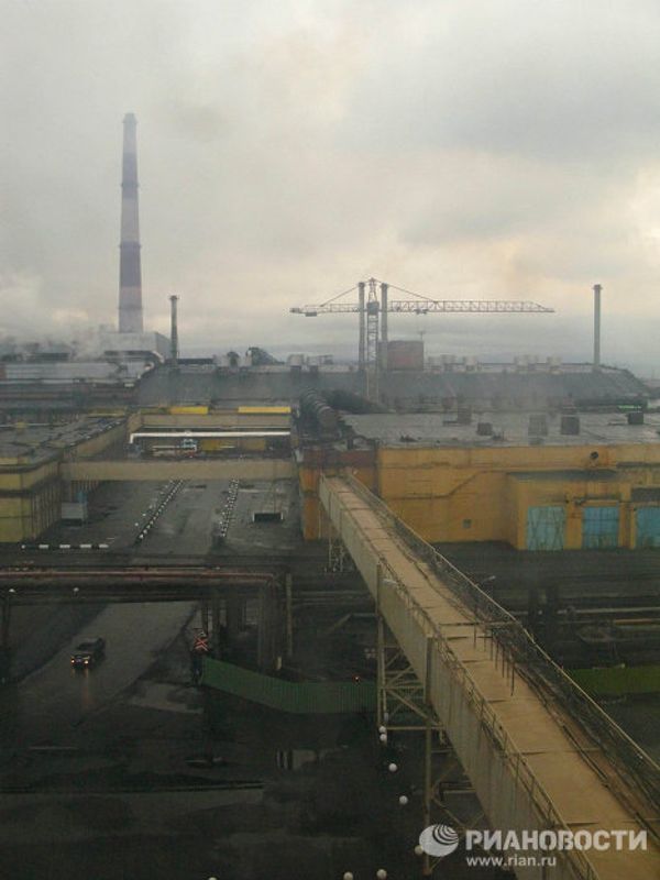 Медный завод ОАО Норникель в Норильске