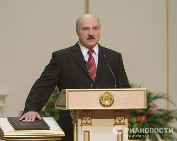 Инаугурация вновь избранного президента Белоруссии Александра Лукашенко