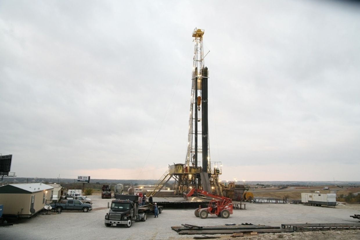 Буровая по добычи Сланцевого газа в США