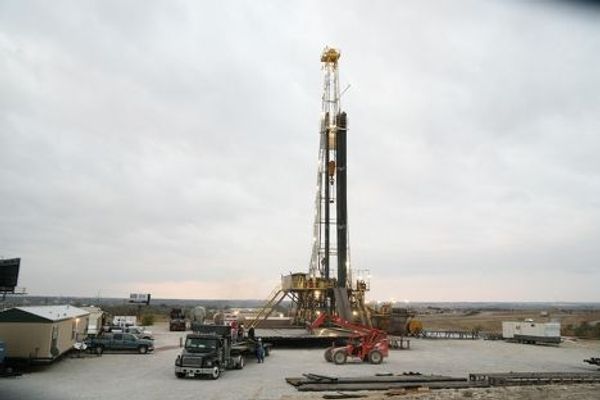 Буровая по добыче сланцевого газа в США