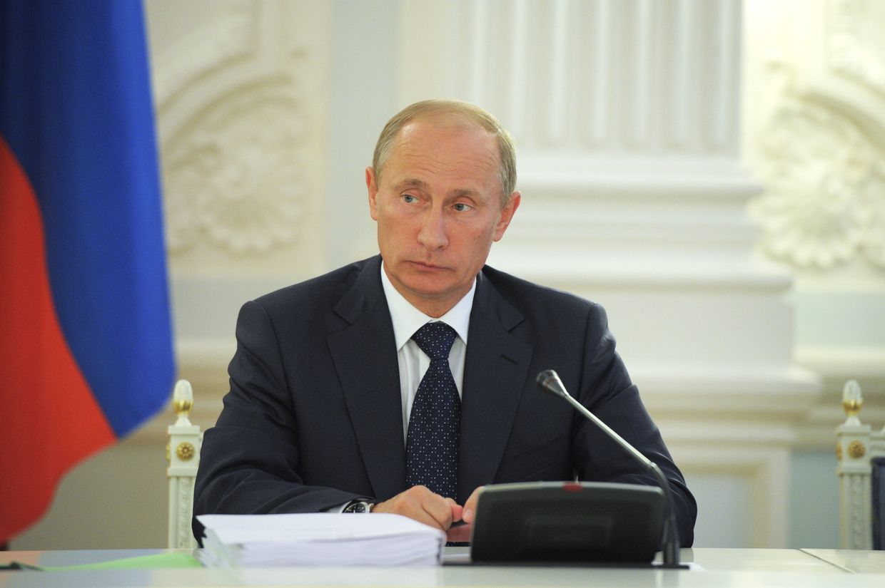 Премьер-министр РФ В.Путин проводит Совмин Союзного государства Россия-Белоруссия