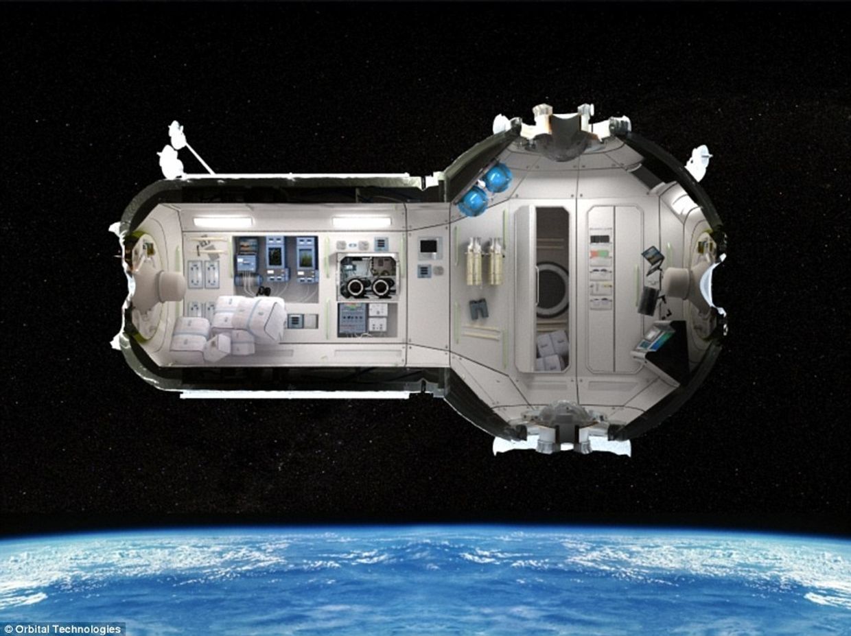 Orbital Technologies объявила а планах строительства космического отеля, который может быть открыт к 2016 году