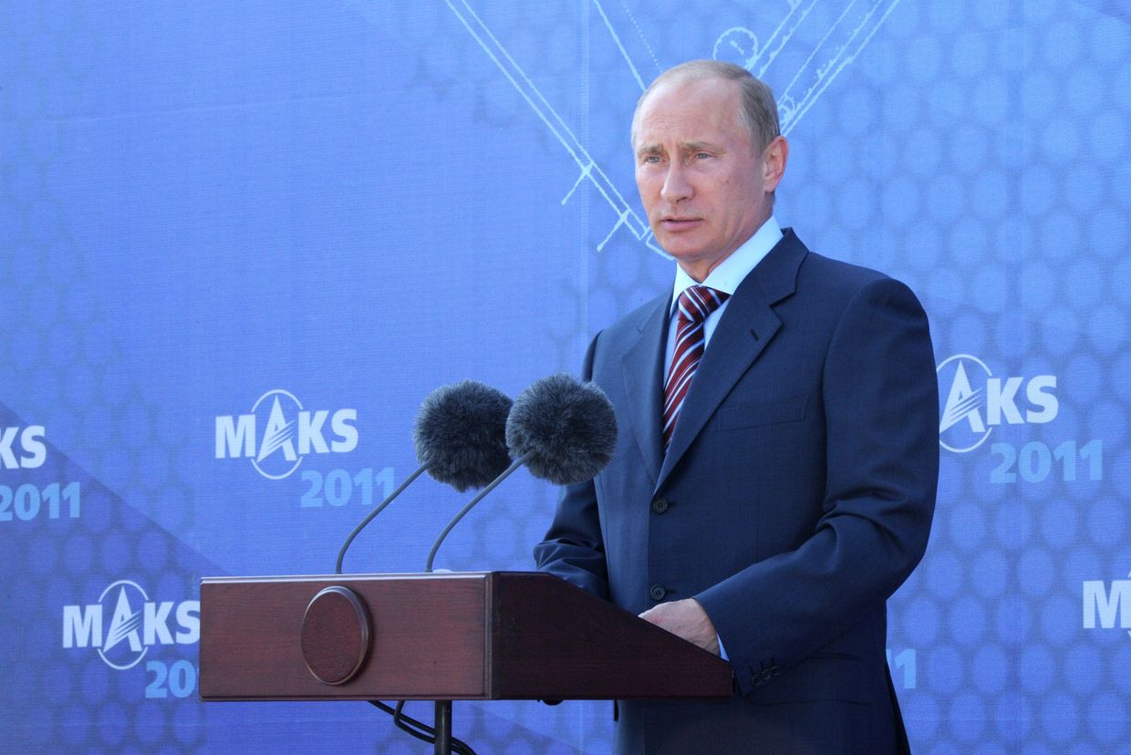 Посещение Владимиром Путиным авиасалона в Жуковском