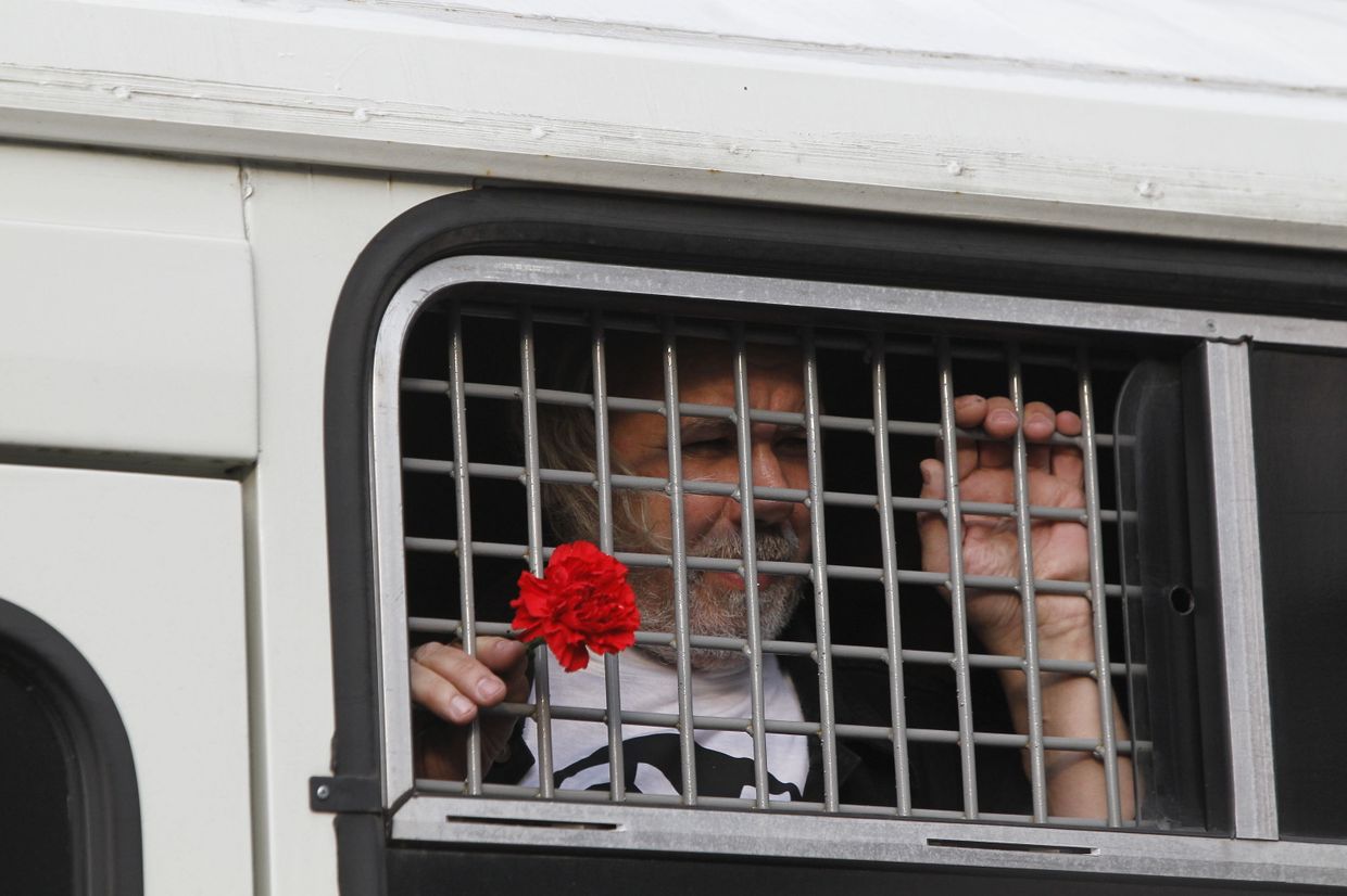 Акция на Триумфальной площади столицы в защиту 31-й статьи Конституции