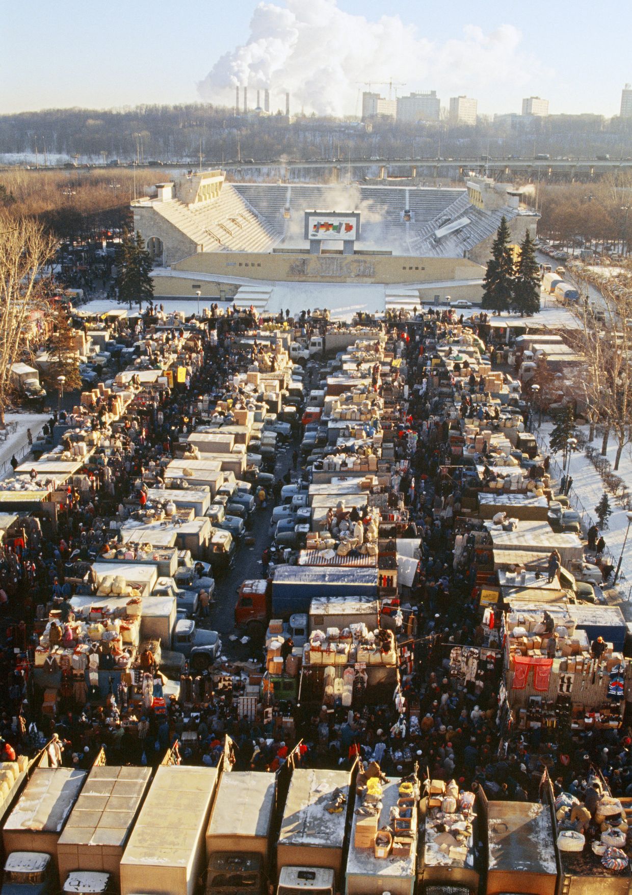 Вещевой рынок в Москве