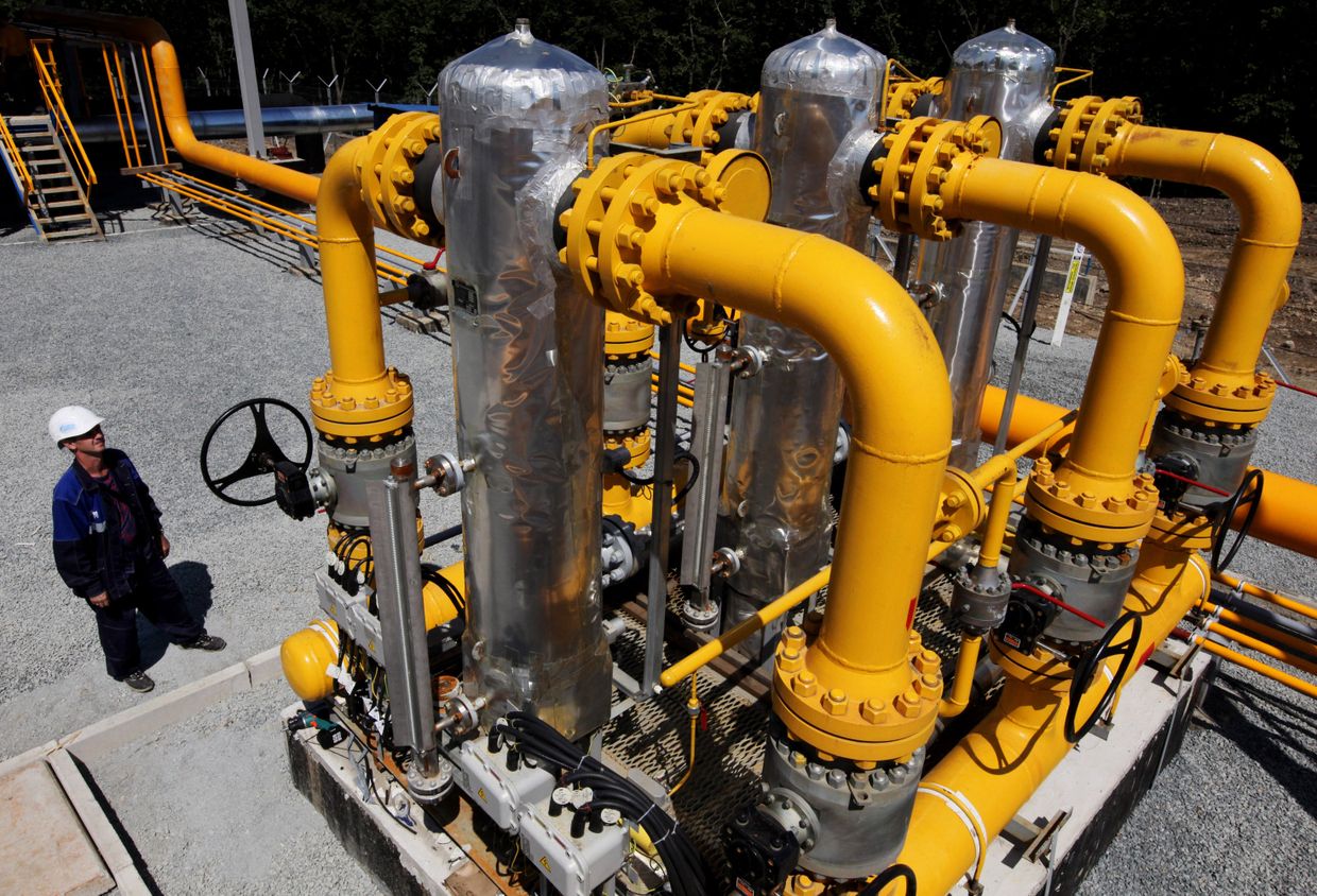 Продолжается строительство газопровода от ГРС на остров Русский