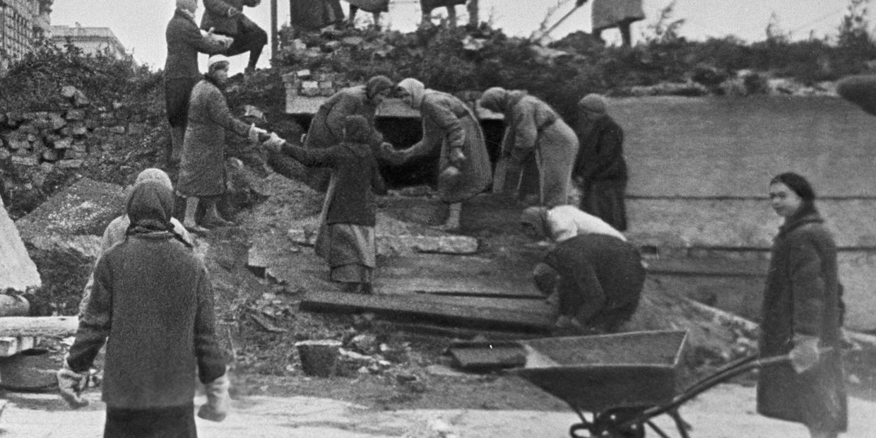 Блокада Ленинграда во время Великой Отечественной войны