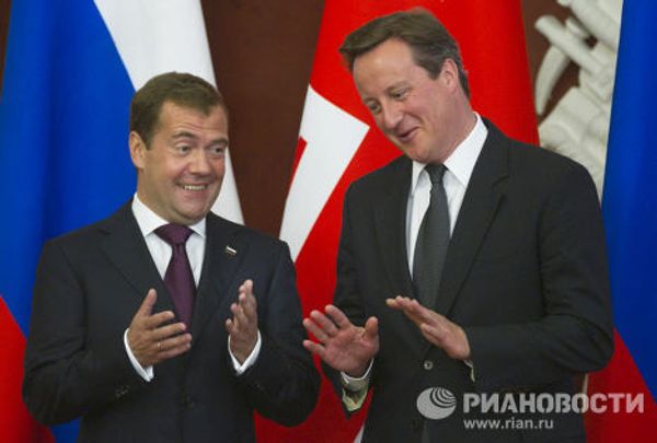 Президент РФ Д.Медведев принял премьер-министра Великобритании Д.Кэмерона в Кремле