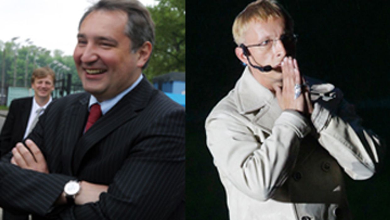 Рогозин и Охлобыстин