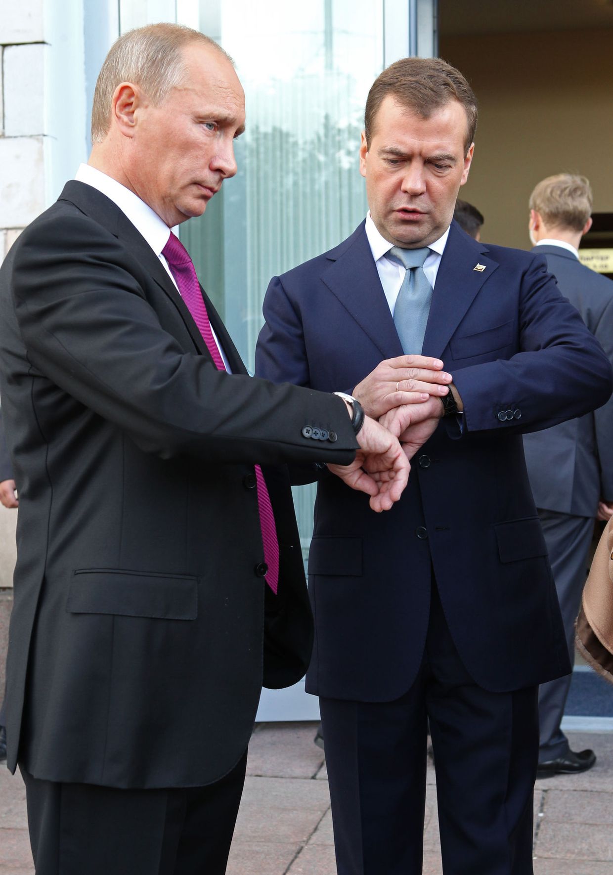 Президент РФ Д.Медведев и премьер-министр РФ В.Путин приняли участие в работе XII Съезда Единой России