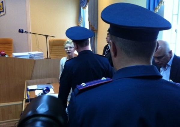 Юлия Тимошенко в зале суда