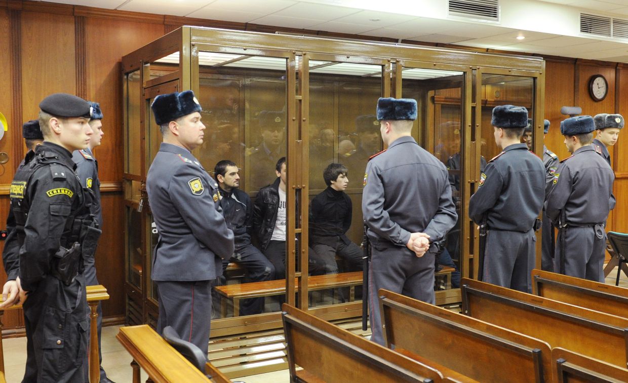 Оглашение приговора по делу об убийстве болельщика Спартака Егора Свиридова в Мосгорсуде 