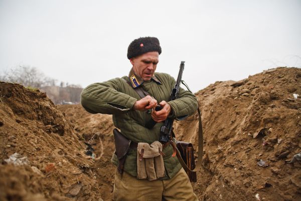 Военно-историческая реконструкция эпизода Сталинградской битвы