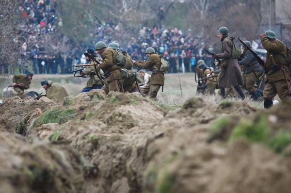 Военно-историческая реконструкция эпизода Сталинградской битвы