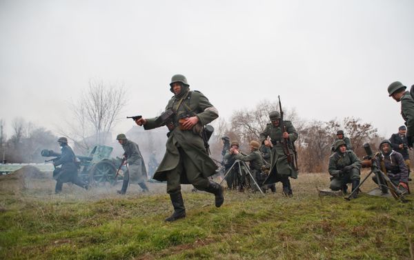 Военно-историческая реконструкция эпизода Сталинградской битвы