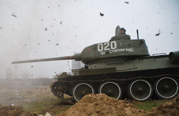Военно-историческая реконструкция эпизода Сталинградской битвы