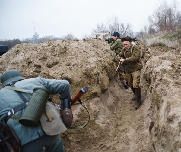 Военно-историческая реконструкция эпизода Сталинградской битвы