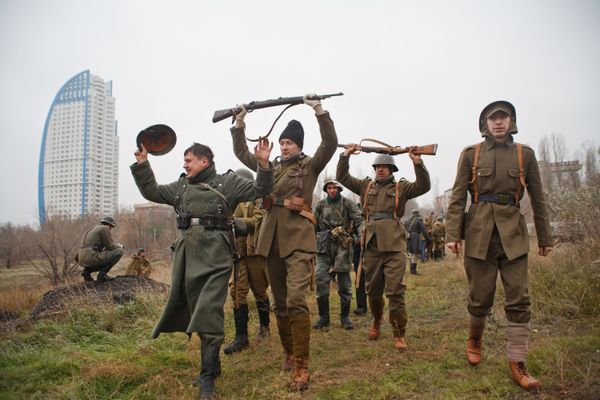 Военно-историческая реконструкция эпизода Сталинградской битвы