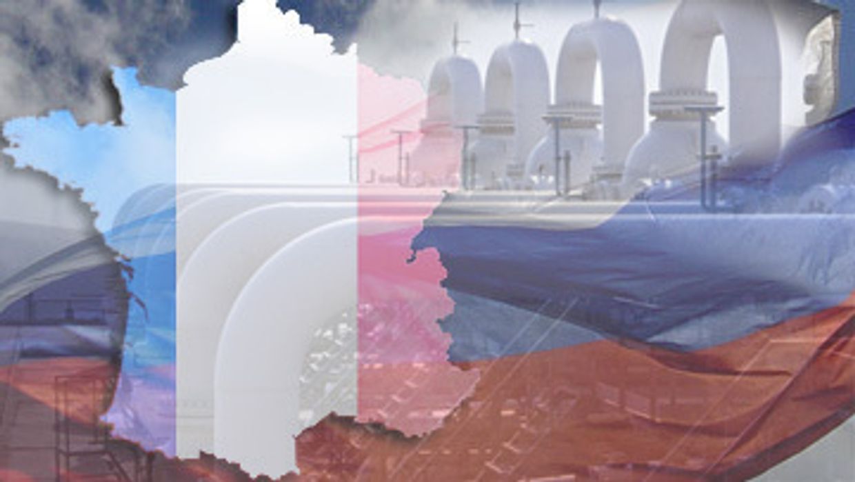 Газ России и Франции