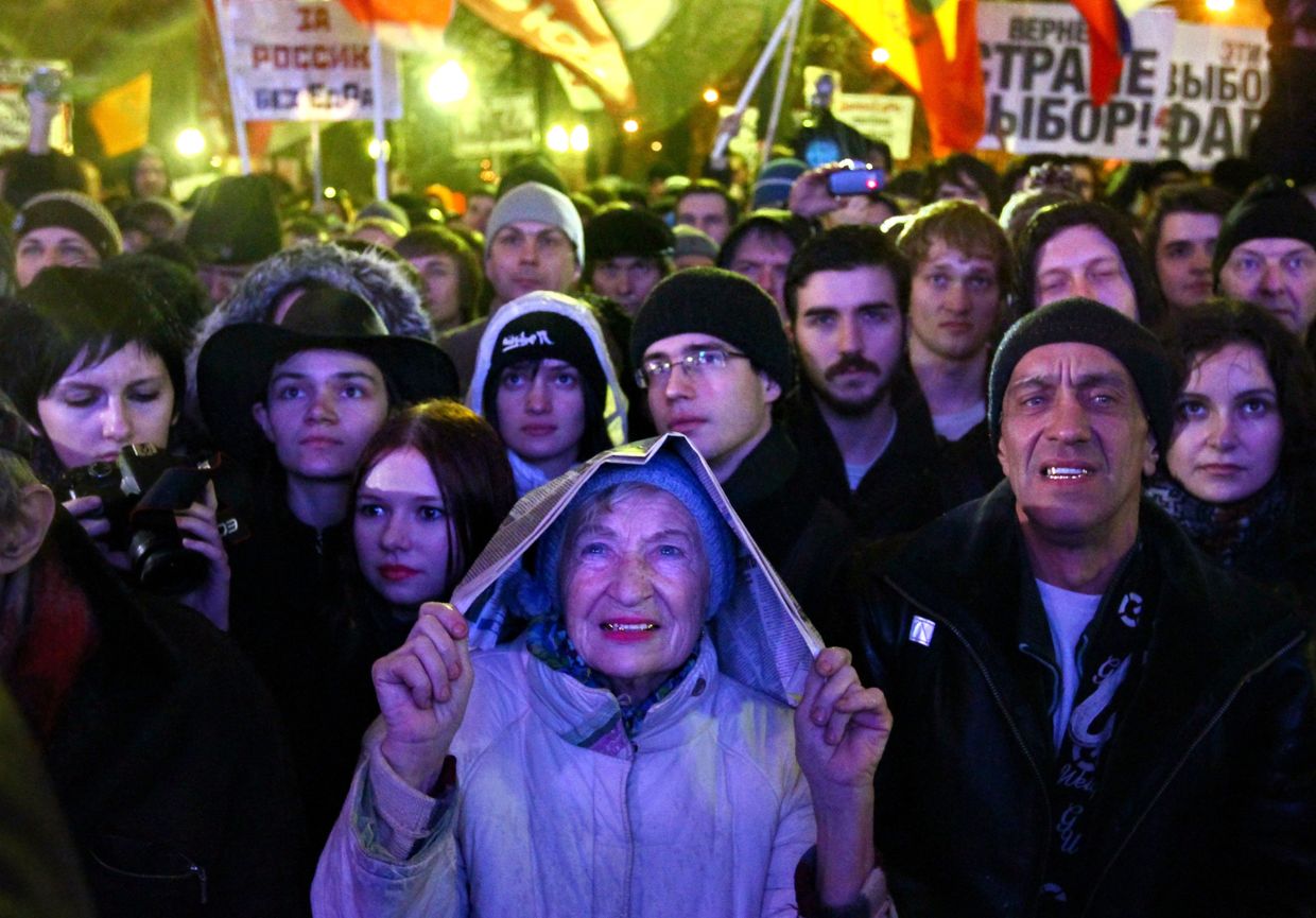 Митинг оппозиции на Чистых прудах