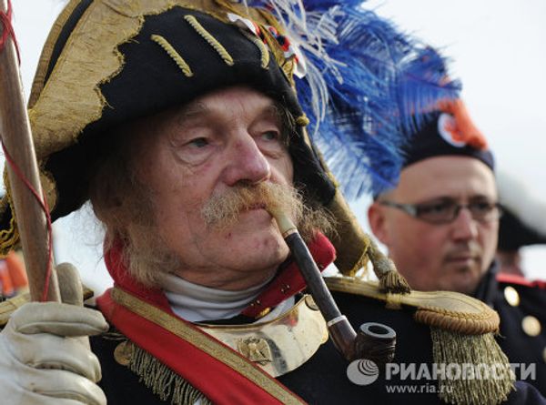 Реконструкция битвы при Аустерлице в Чехии