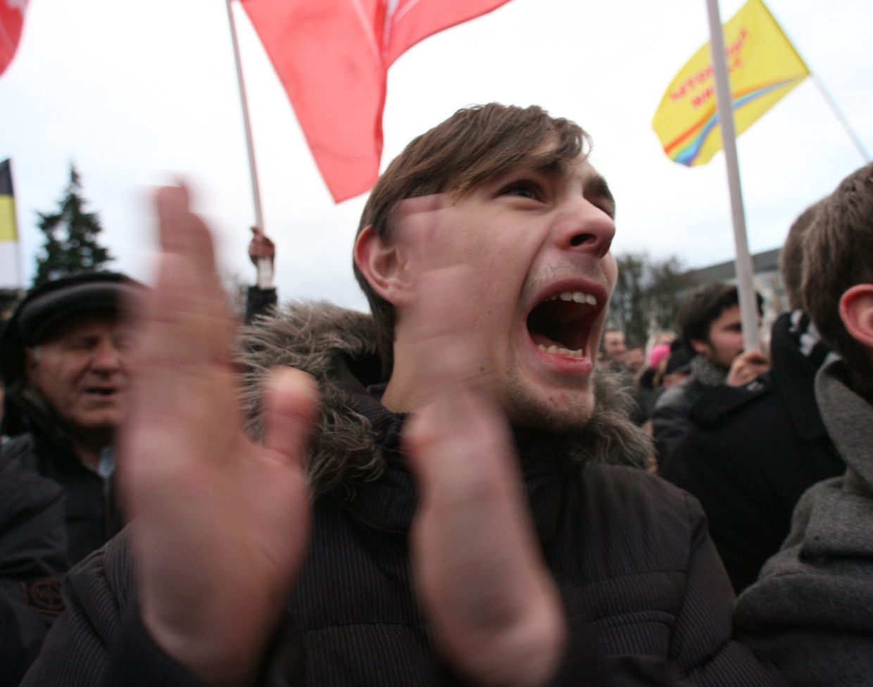 Акция протеста против фальсификации выборов в Калининграде