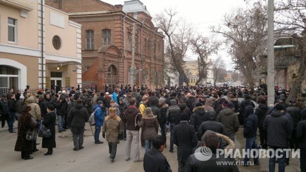 Митинг За честные выборы в Астрахани