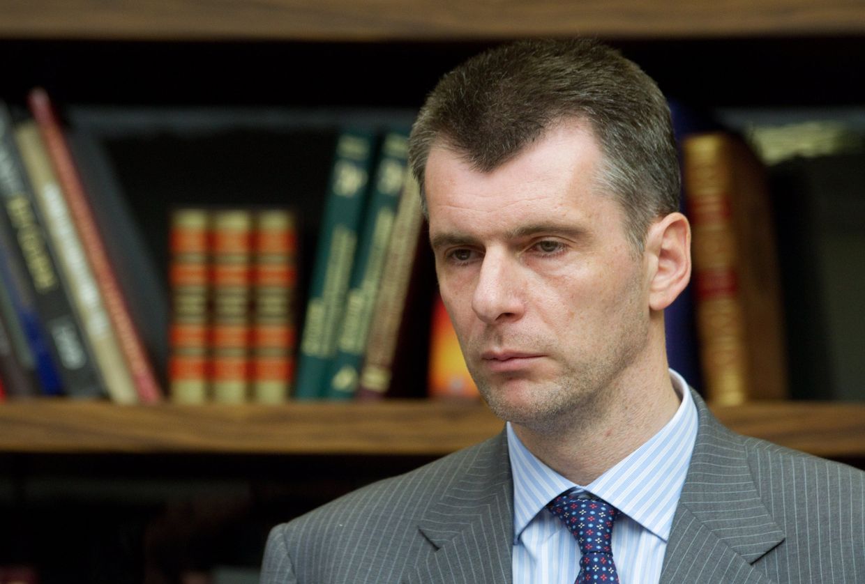 Брифинг Михаила Прохорова по поводу ситуации вокруг партии “Правое дело”