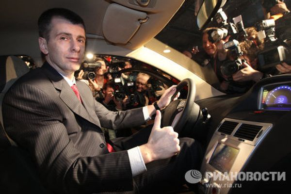 Презентация «Ё-мобиля» для журналистов в Москве