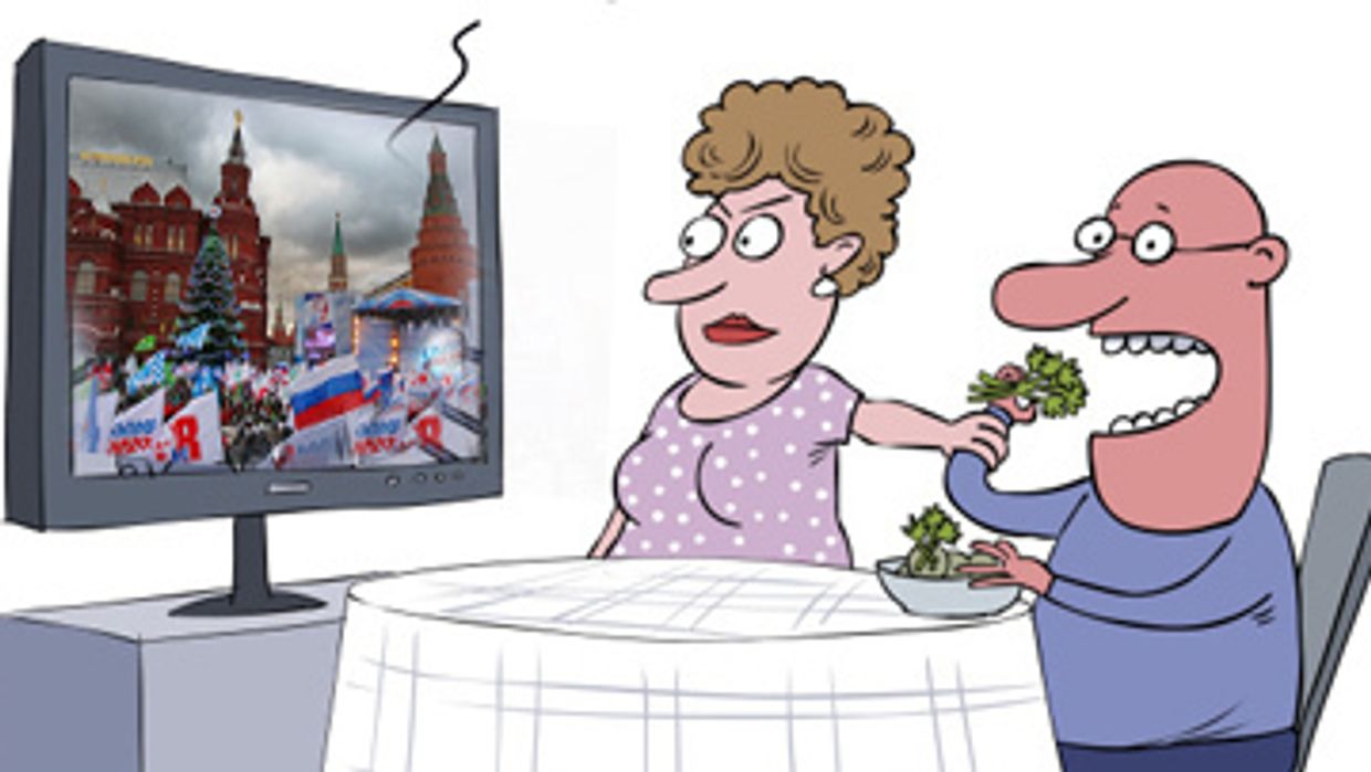 ТВ  и митинги