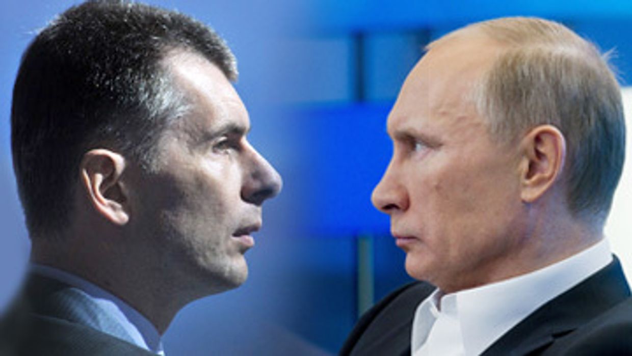 Прохоров и Путин Прохоров и Путин