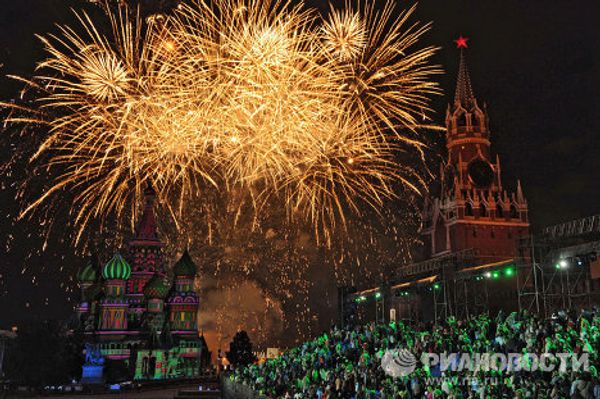 Церемония закрытия фестиваля «Спасская башня 2011»
