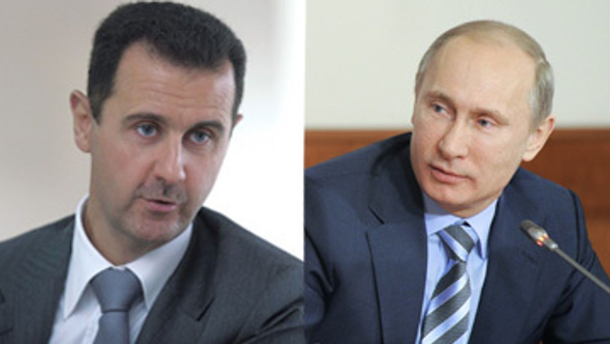 Владимир Путин и Башар Асад