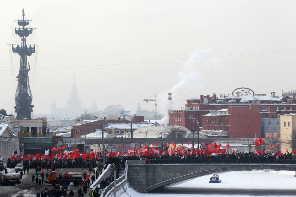 Митинг и шествие За честные выборы в Москве