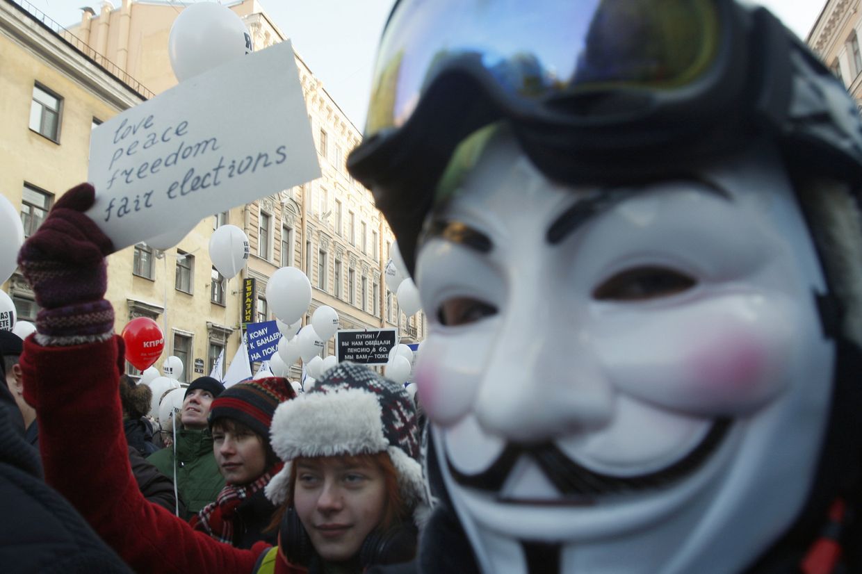 Митинг и шествие За честные выборы в Санкт-Петербурге
