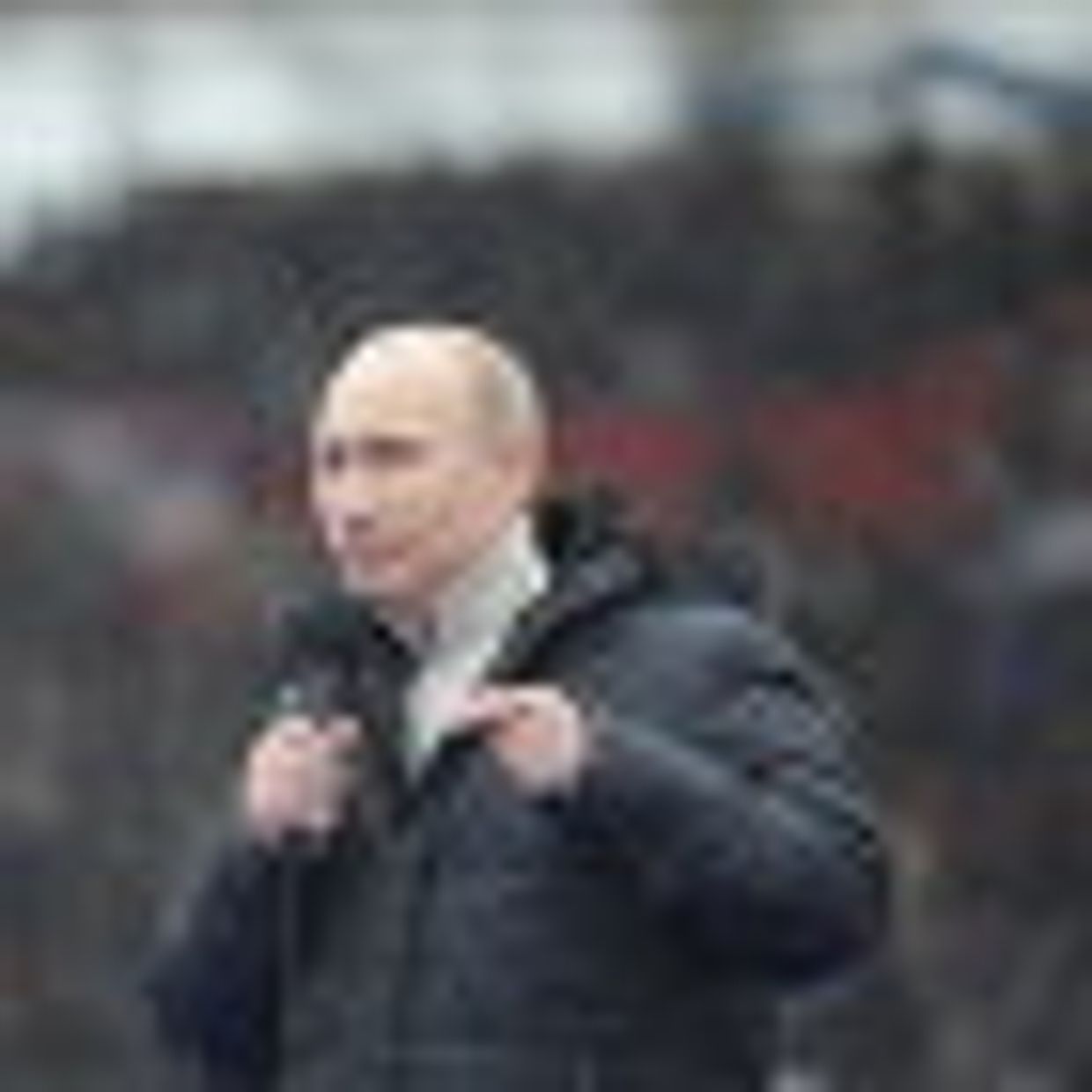 Премьер-министр РФ В.Путин выступил на митинге своих сторонников Защитим страну!