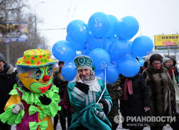 Шествие и митинг «Защитим страну!» в поддержку В.Путина