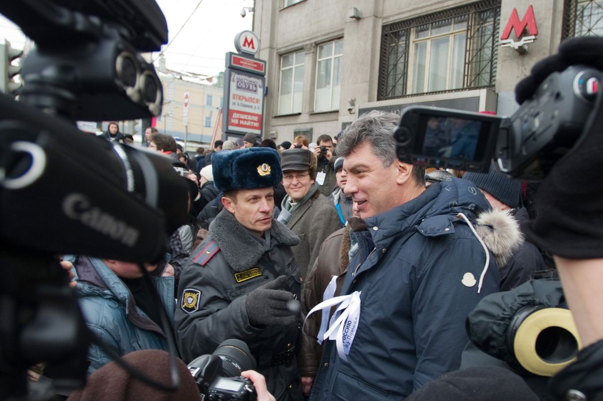 Акция Белый круг в Москве