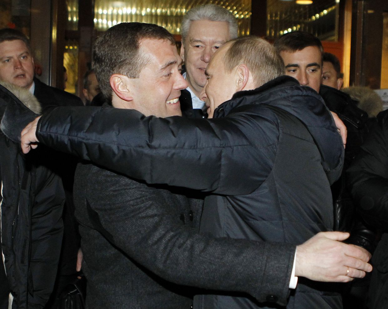 Д.Медведев и В.Путин