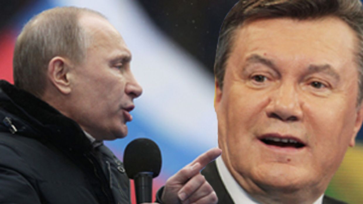 Владимир Путин и Виктор Янукович