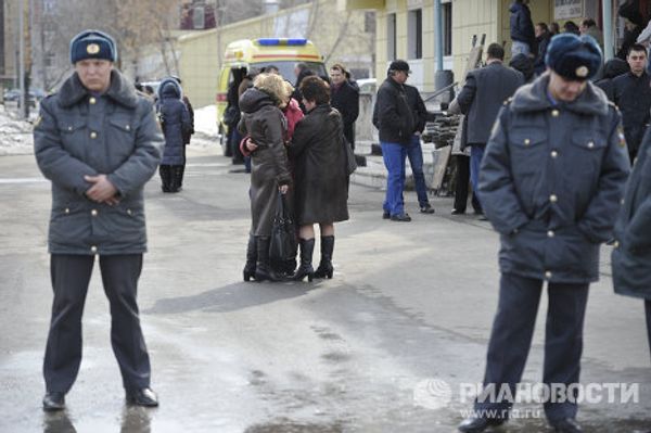 Опознание тел погибших в авиакатастрофе под Тюменью