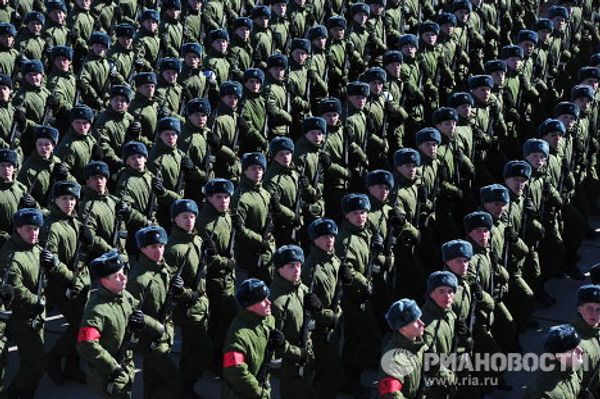 Репетиция Парада Победы в подмосковном Алабино