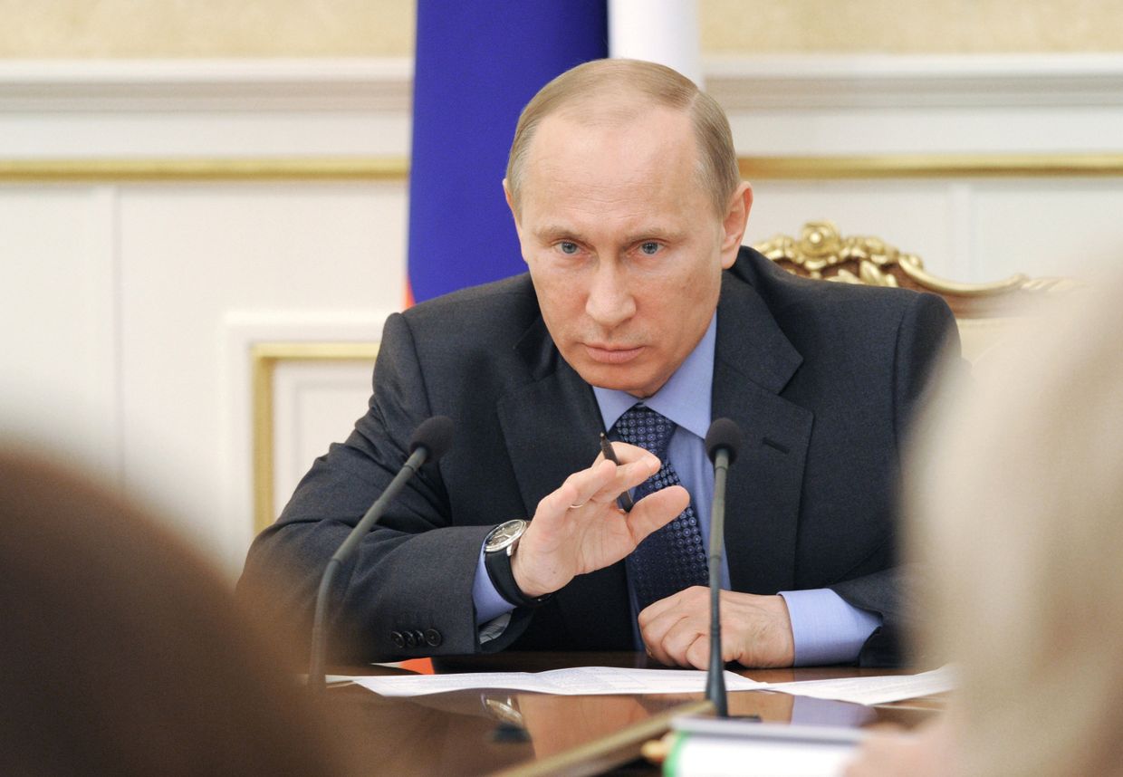 Владимир Путин проводит заседание президиума правительства РФ