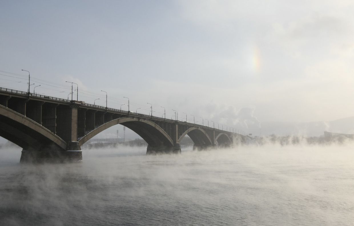 Мороз в Красноярске