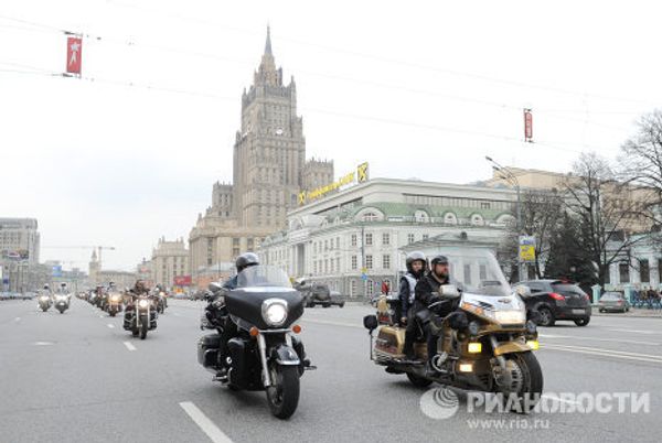 Открытие мотосезона в Москве