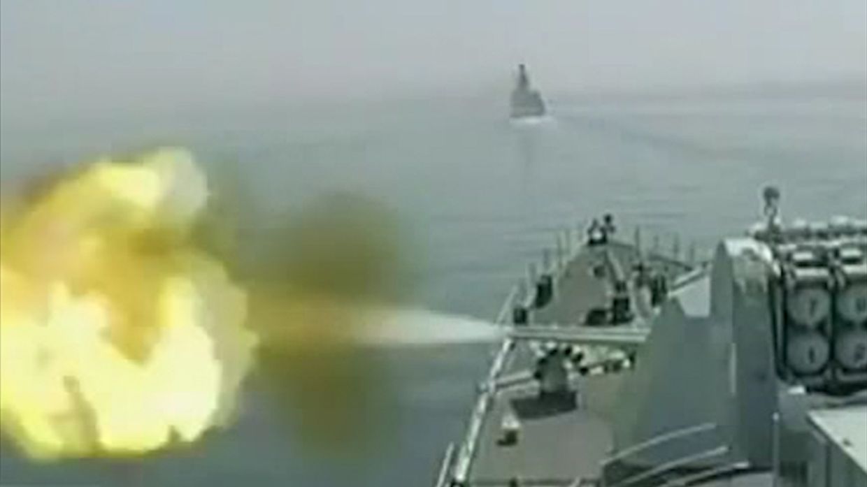 Военные учения Китая и России