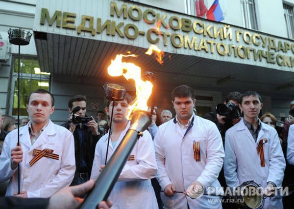 Факельное шествие в честь 67-й годовщины Победы в ВОВ