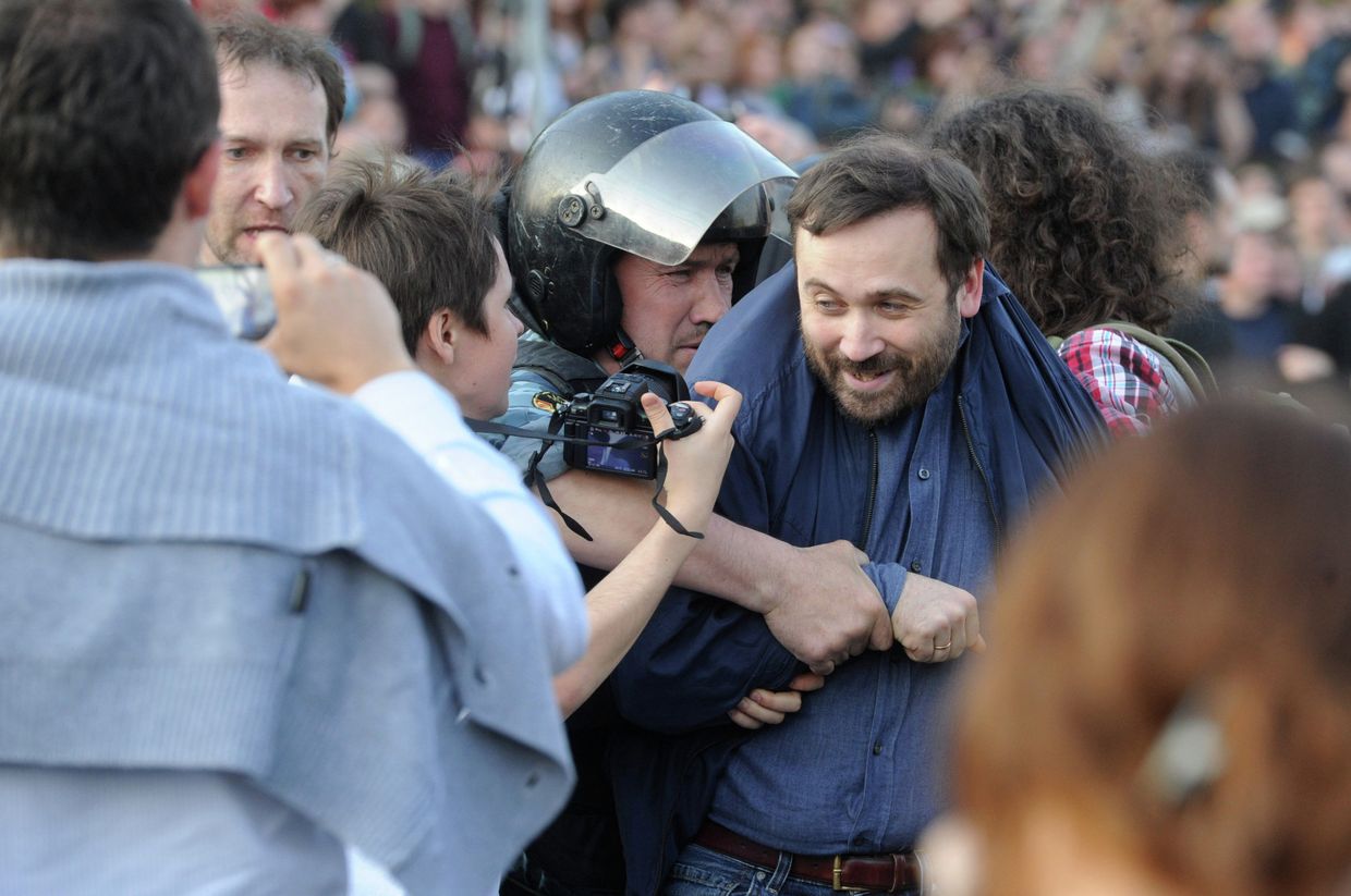 Задержания участников митинга Марш миллионов в Москве