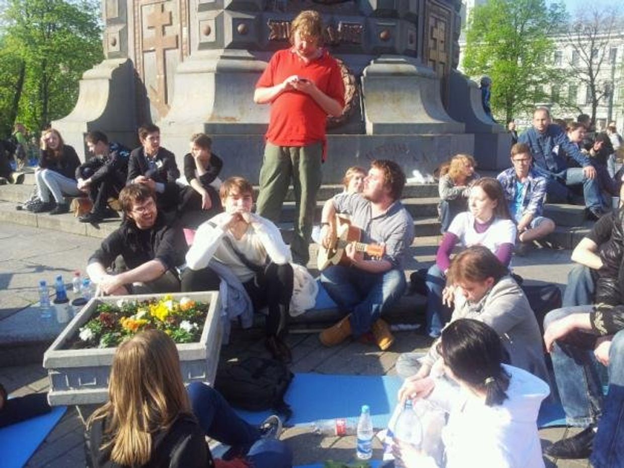 Чистые пруды Москва акция оппозиция