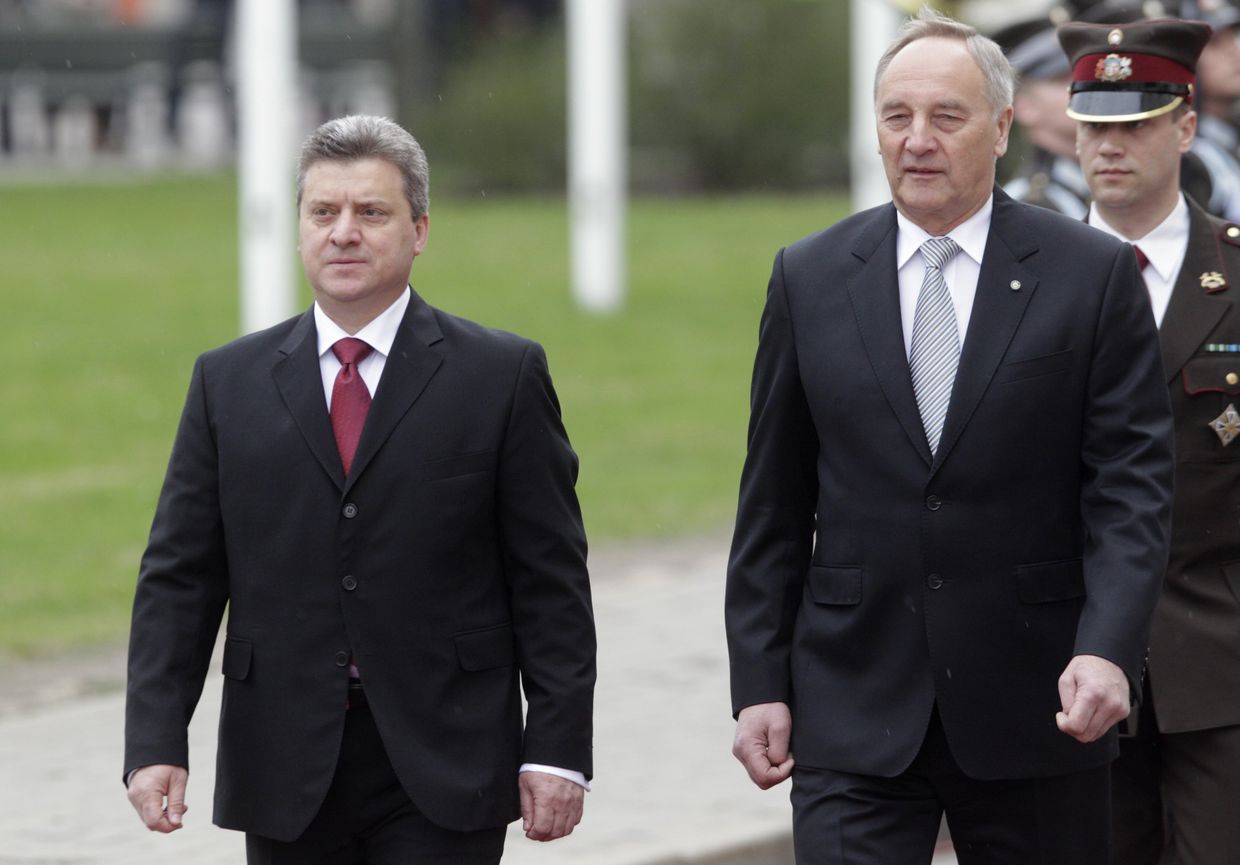 Президент Латвии Андрис Берзиныш